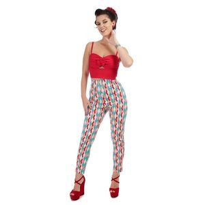 Collectif Bonnie Atomic Harlequin Trousers